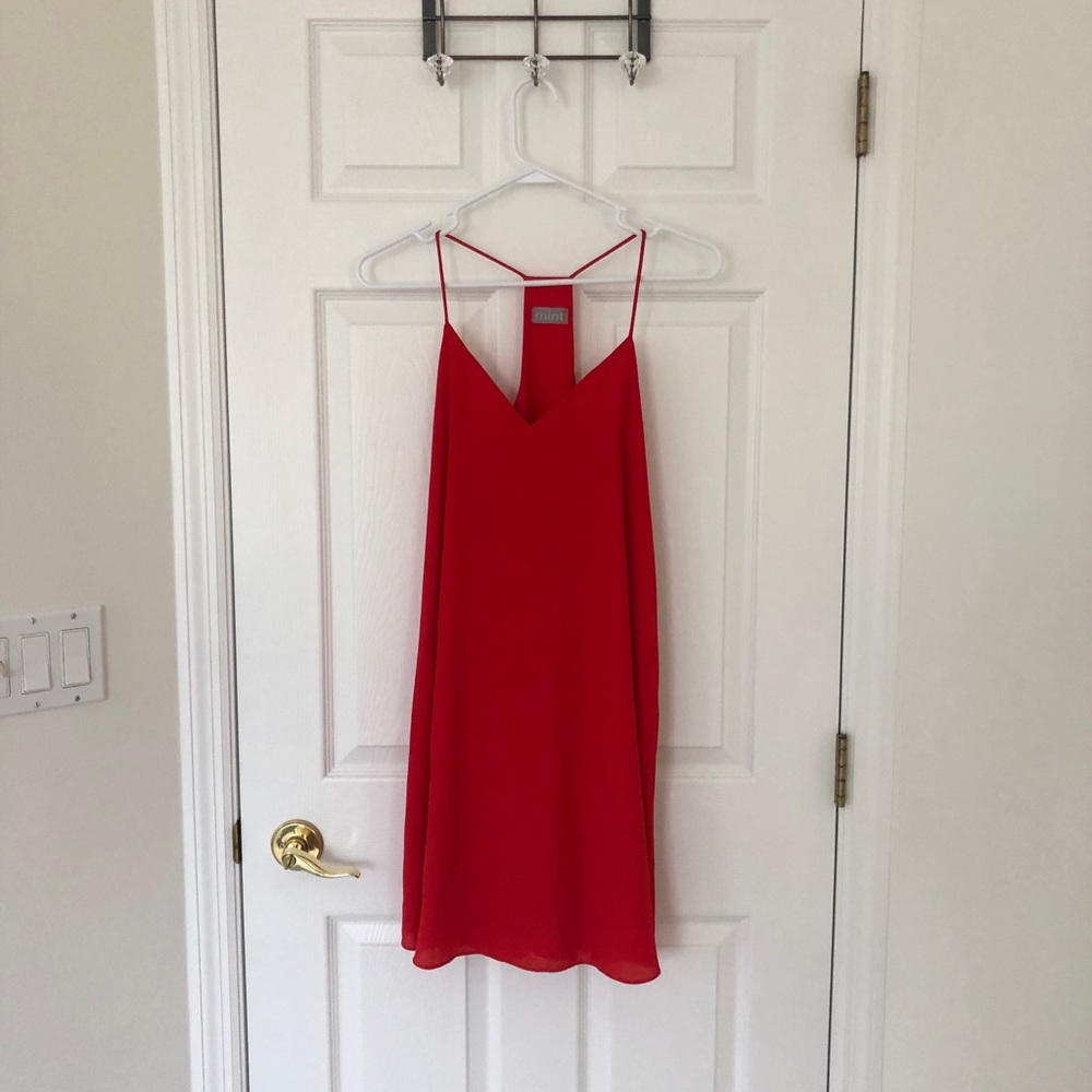 Red Slip Dress - Mint - Small